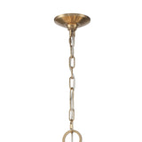 Maxwell 32 Light Chandelier 41", Crystal with Aged Brass