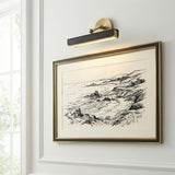 Jarrett LED Picture Light 12" for Transitional home with White Walls