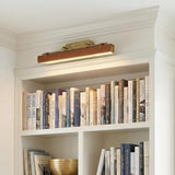 Jarrett LED Wall Light 32", Aged Brass and Cognac Leather
