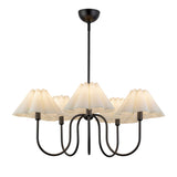 Rory 5 Light Chandelier 31", Matte Black