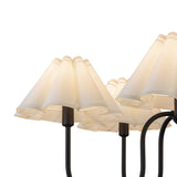 Rory 5 Light Chandelier 31", Matte Black