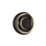 Cam LED Wall Sconce 5", Black and Clear Glass