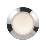 Elon LED Wall Sconce 9", Chrome and Opal Glass