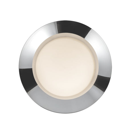 Elon LED Wall Sconce 9", Chrome and Opal Glass