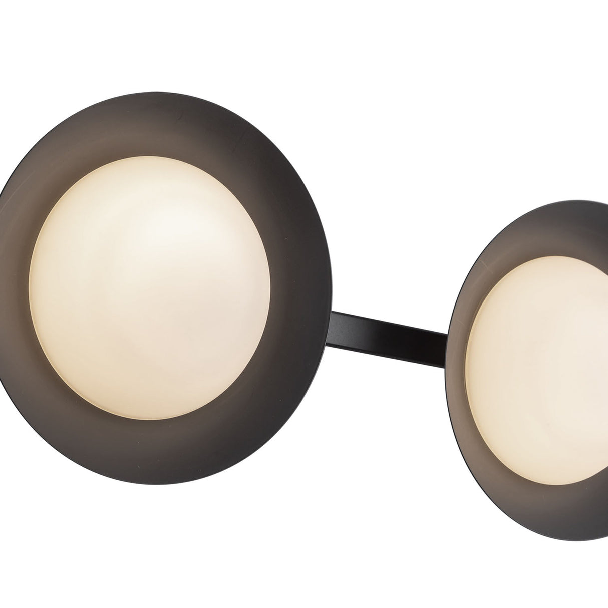 Elon 3 Light LED Vanity 24", Matte Black and Opal Glass