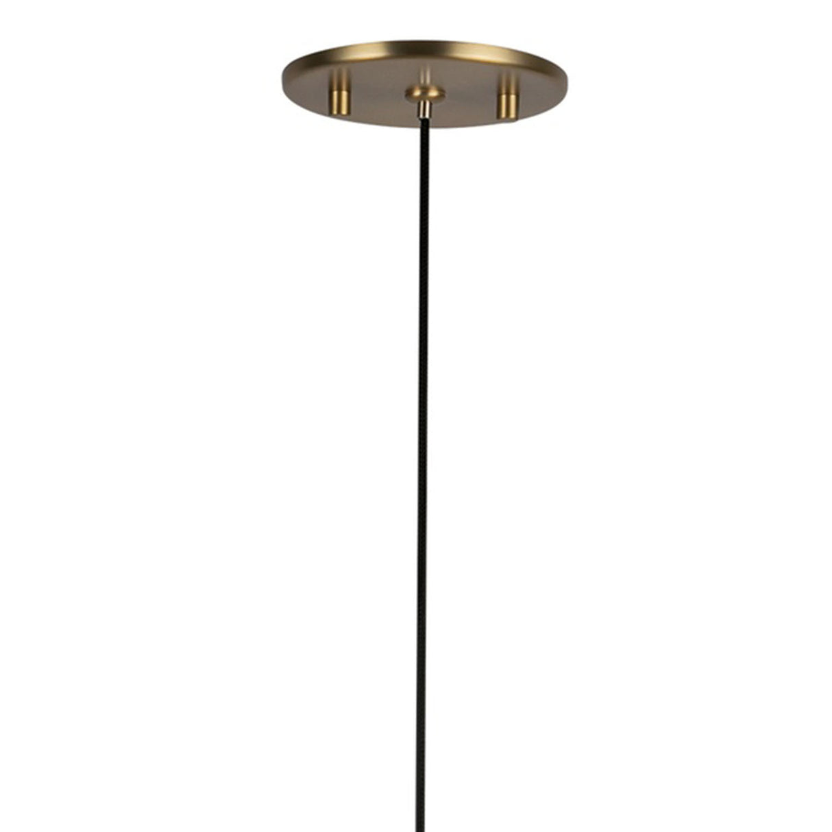 Soren LED Pendant 5", Brushed Brass and Opal Glass