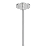 Soren 7 Light LED Chandelier 16", Chrome and Clear Glass