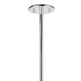 Soren 19 Light LED Chandelier 28", Chrome and Opal Glass