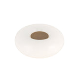 Otto LED Table Lamp 9", Aged Brass and Opal Glass