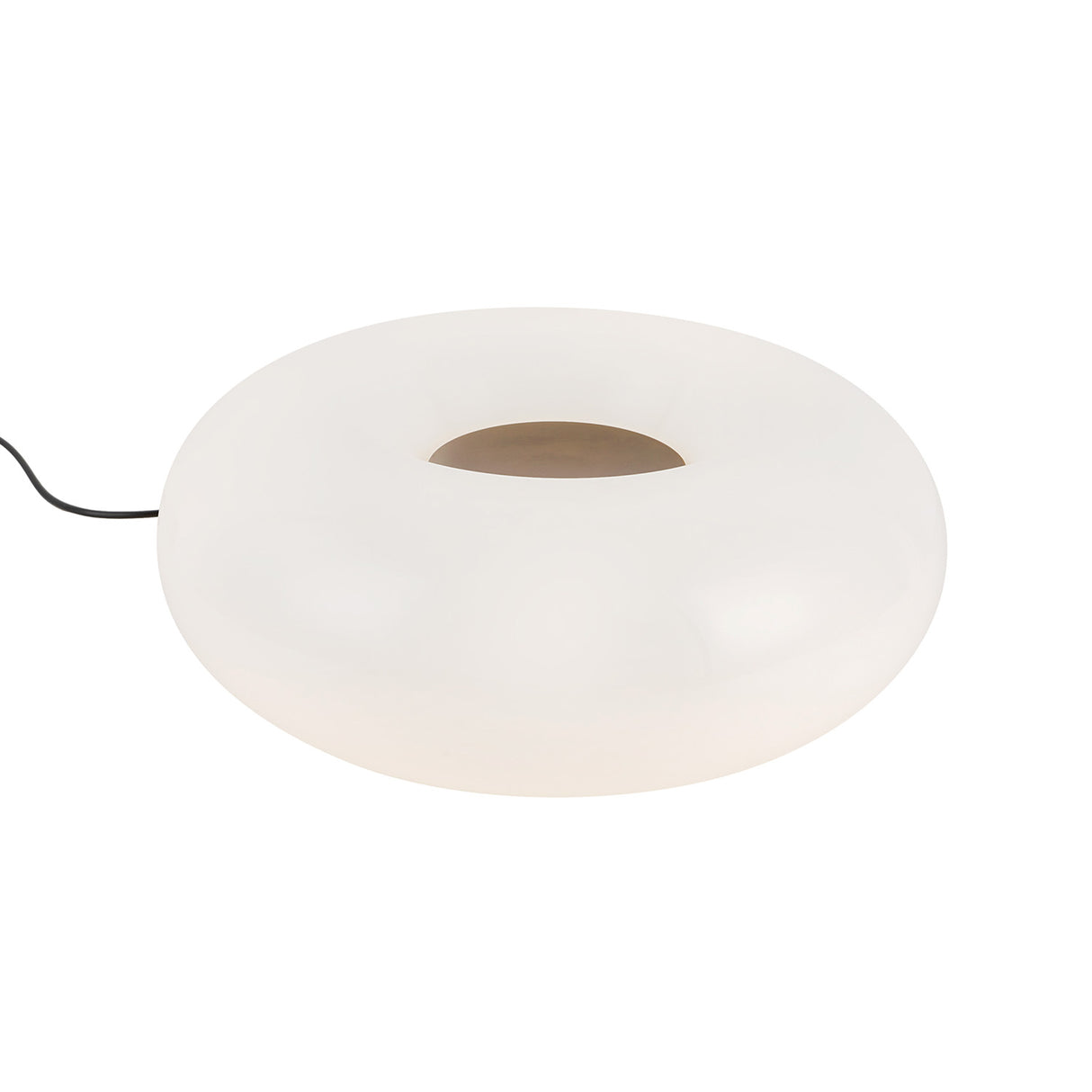 Otto LED Table Lamp 13", Aged Brass and Opal Glass