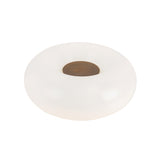 Otto LED Table Lamp 13", Aged Brass and Opal Glass