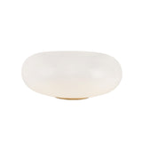 Otto LED Table Lamp 13", Aged Brass and Opal Glass
