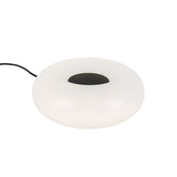 Otto LED Table Lamp 9", Matte Black and Opal Glass