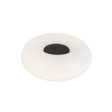 Otto LED Table Lamp 9", Matte Black and Opal Glass