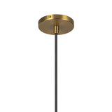 Montauk Pendant 16", Rattan with Opal Glass