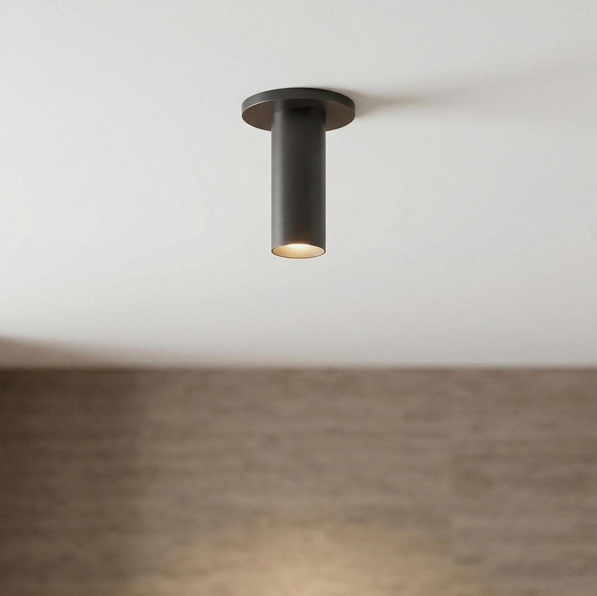 Wilber 5" Cylinder LED Flush Mount, Urban Bronze