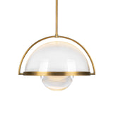 Wilton LED Pendant 16", Aged Brass
