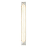 Lunaire LED Wall Sconce 25", Polished Nickel and Alabaster