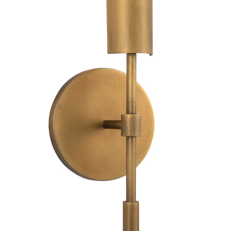 Linden LED Wall Sconce 26", Aged Brass