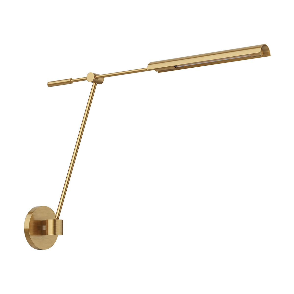 Linden LED Articulating Wall Sconce, Aged Brass