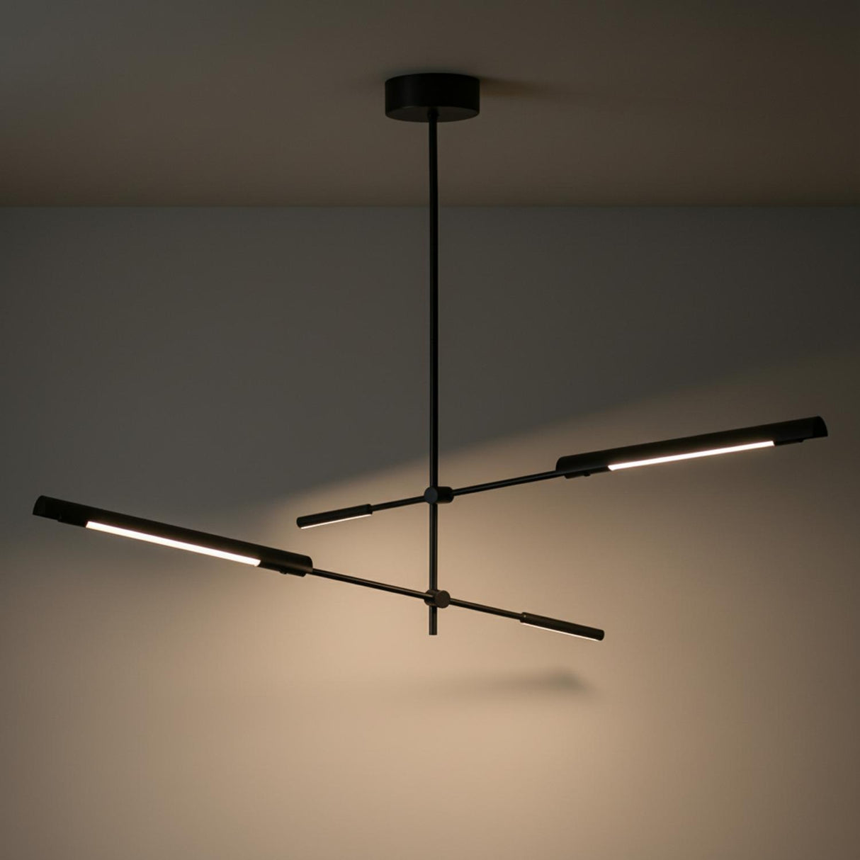 Linden 2 Light LED Pendant 41", Urban Bronze