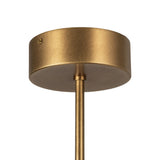 Linden 2 Light LED Pendant 41", Aged Brass