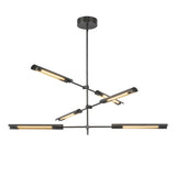 Linden 6 Light LED Chandelier 42", Urban Bronze