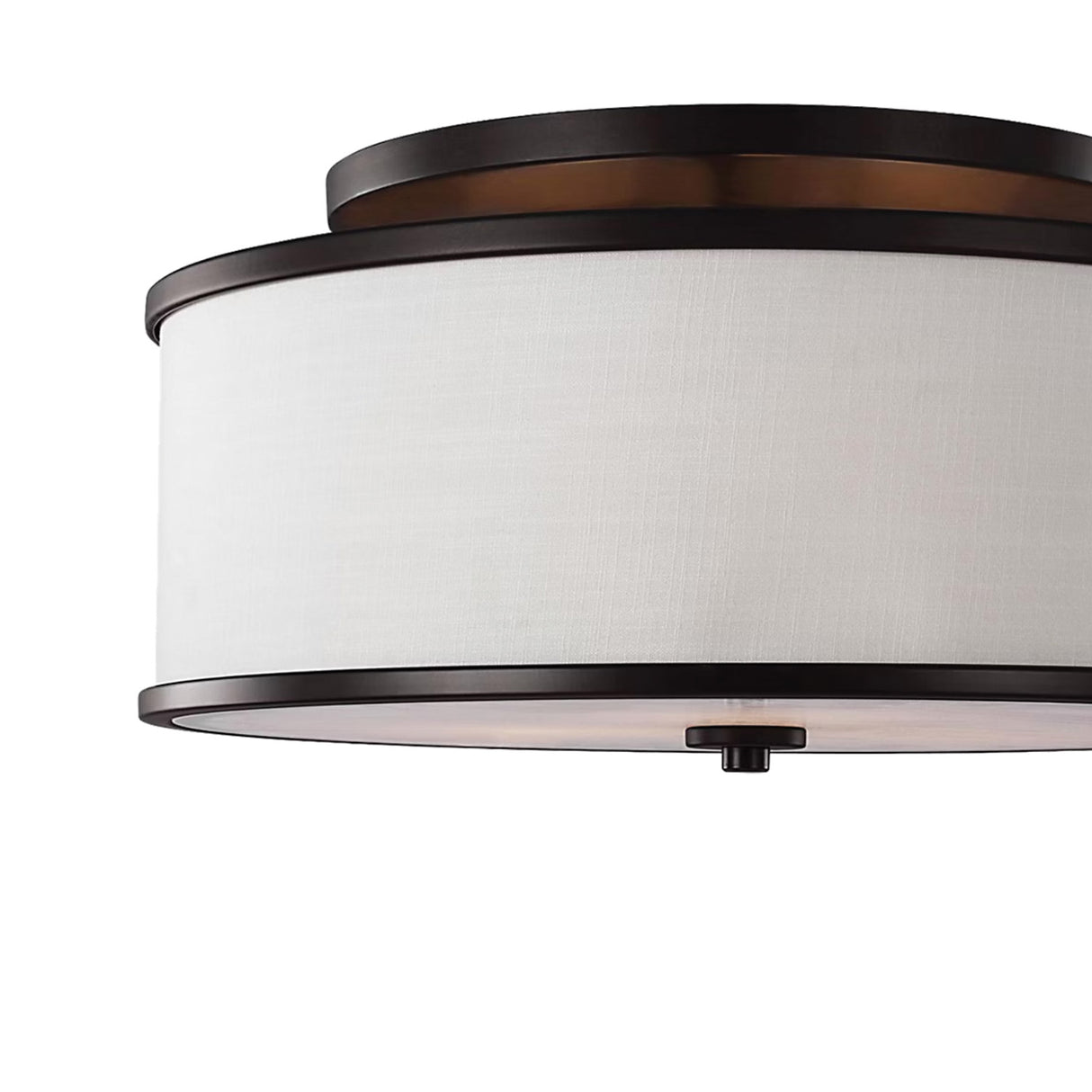 Walker Medium Flush Mount 20", Old Bronze