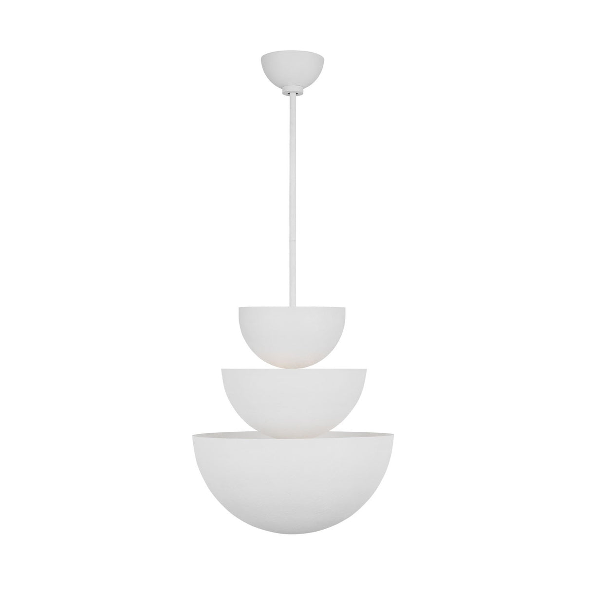 Verity Pendant 18", Textured White