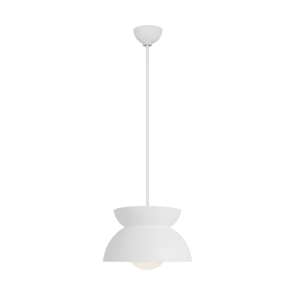 Varo Pendant 15", Textured White