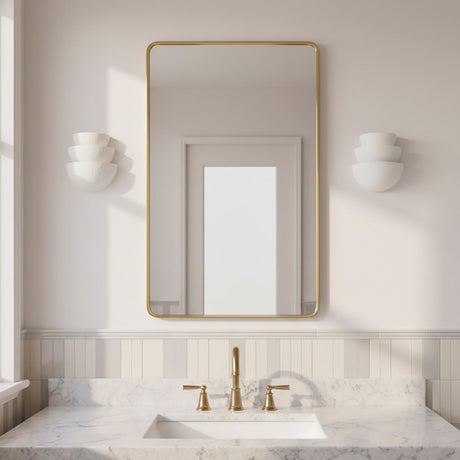 Verity Wall Sconce 8", Textured White for Modern home with White Siding