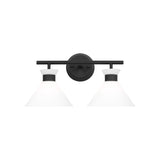 Issa 2 Light Vanity, Matte Black
