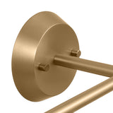 Issa 2 Light Vanity, Satin Brass