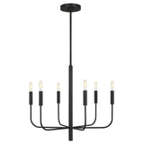 Thayer 6 Light Chandelier 24", Antique Iron