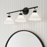 Issa 3 Light Vanity, Matte Black