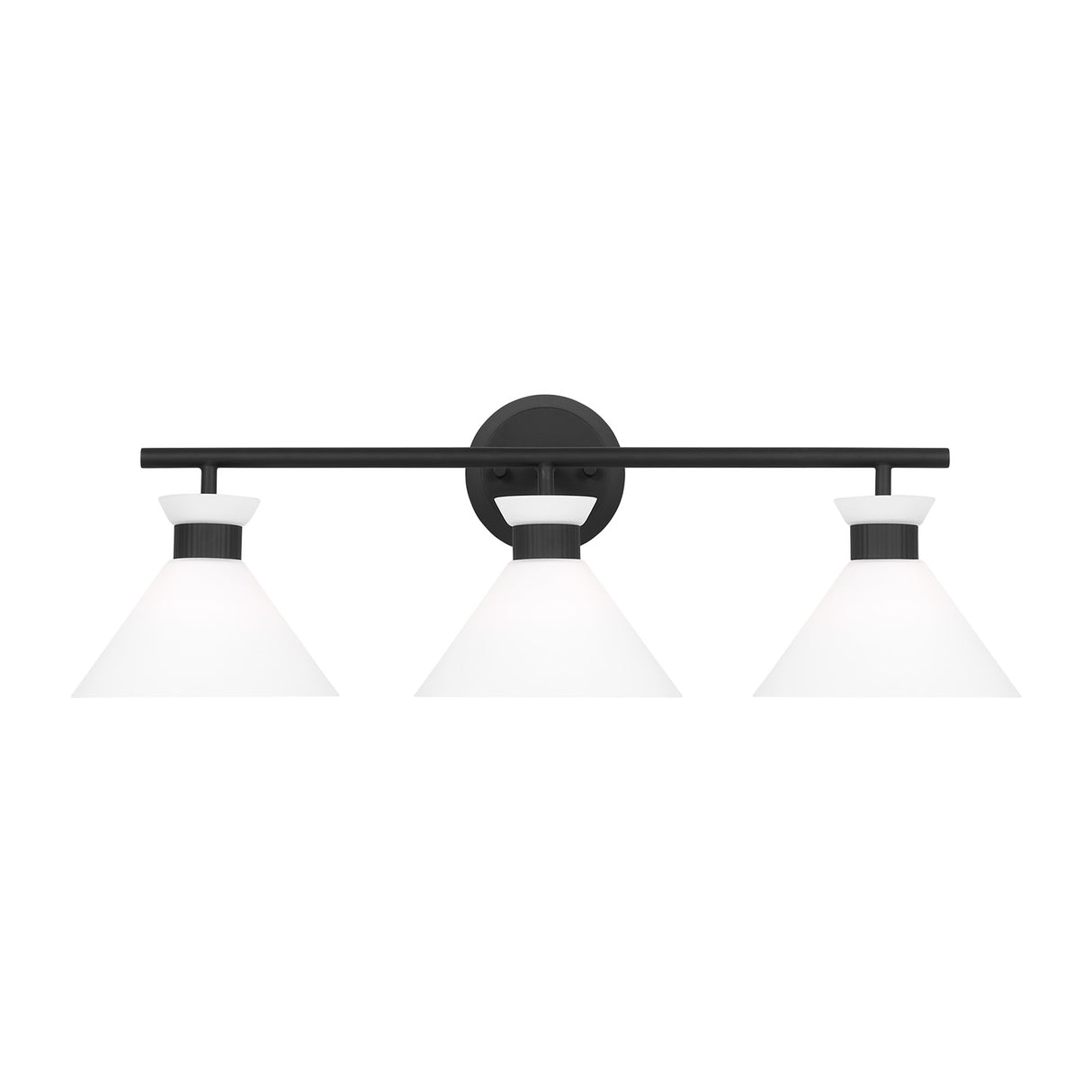 Issa 3 Light Vanity, Matte Black