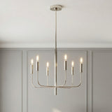 Thayer 6 Light Chandelier 24" for Modern home with Gray Walls