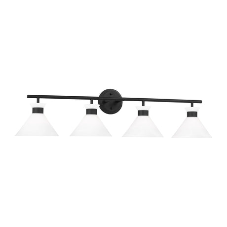 Issa 4 Light Vanity, Matte Black
