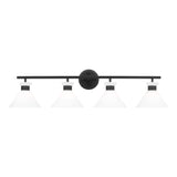 Issa 4 Light Vanity, Matte Black