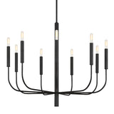 Thayer 9 Light Chandelier 30", Antique Iron