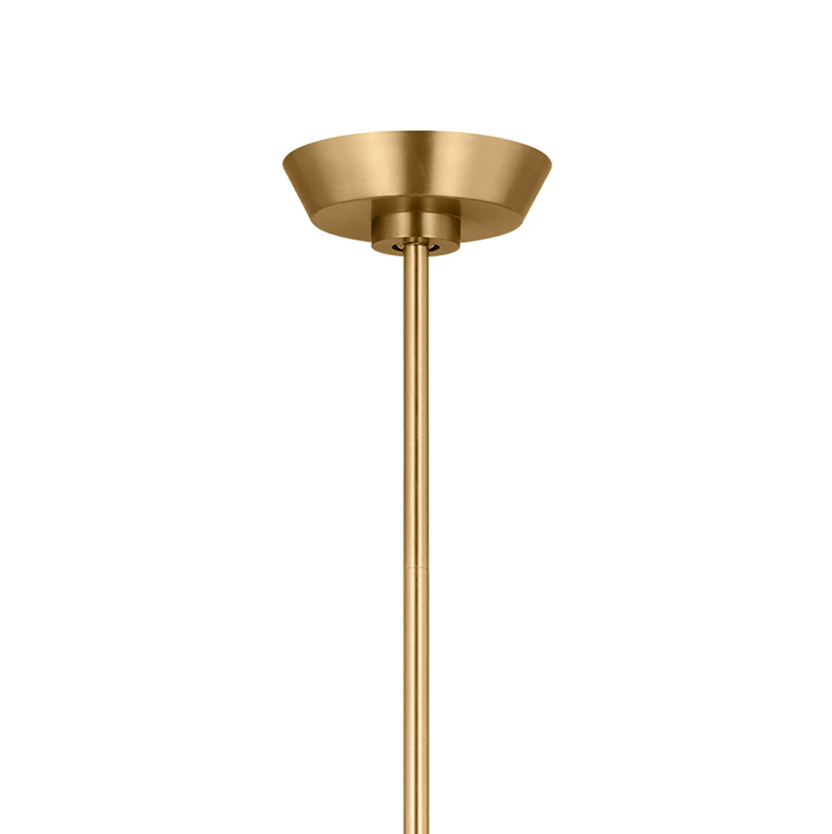 Issa Pendant 8", Satin Brass