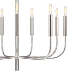 Thayer 9 Light Chandelier 30", Polished Nickel