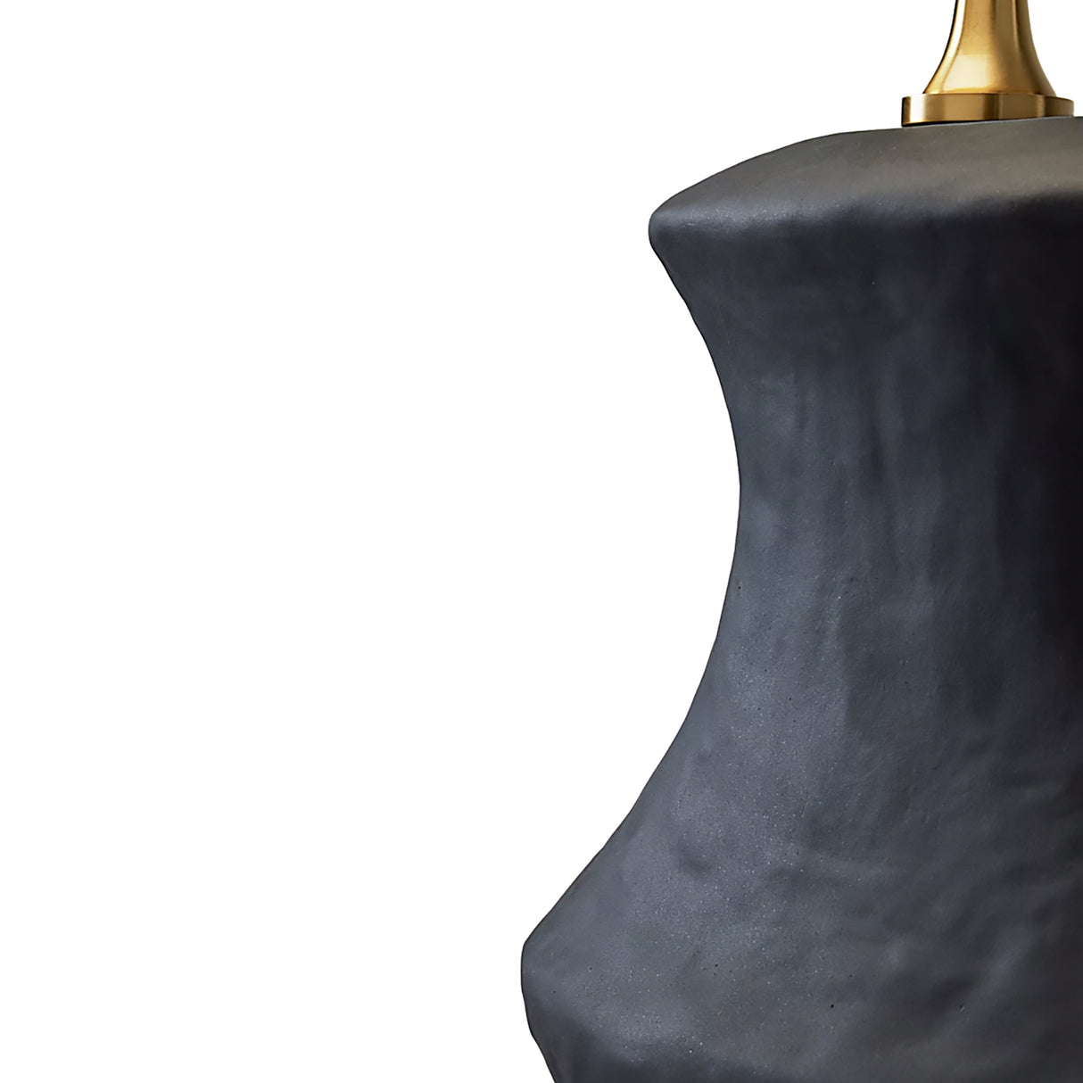 Laken Table Lamp 26", Textured Black