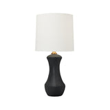 Laken Table Lamp 26", Textured Black