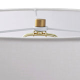 Truett Table Lamp 27", Glossy Navy