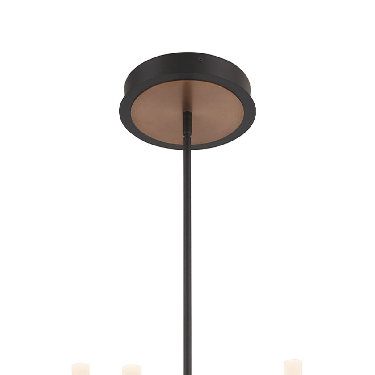 Roscoe 12 Light LED Chandelier 29", Black and Brass
