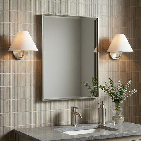 Wallace Wall Sconce 8", Brushed Nickel