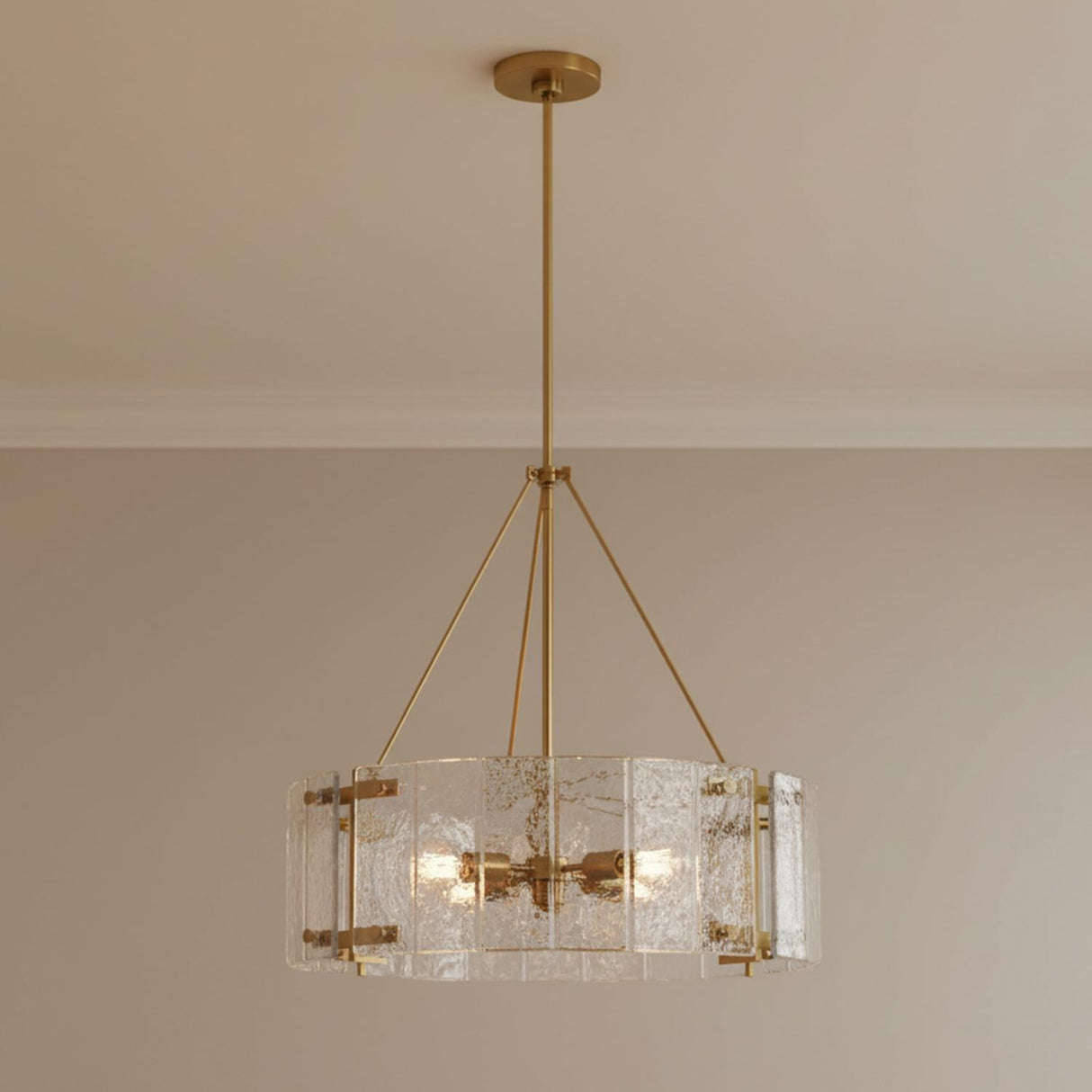 Winslow Chandelier 24", Modern Brass