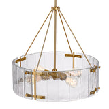 Winslow Chandelier 24", Modern Brass
