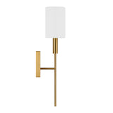 Thayer Wall Sconce 20", Modern Brass